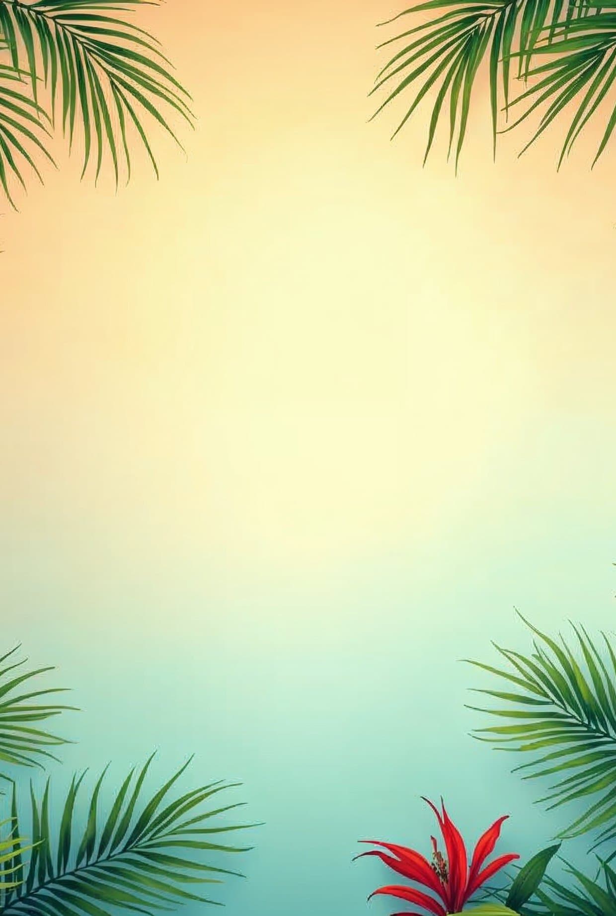 Tropical Vibes — 4×6 Portrait format